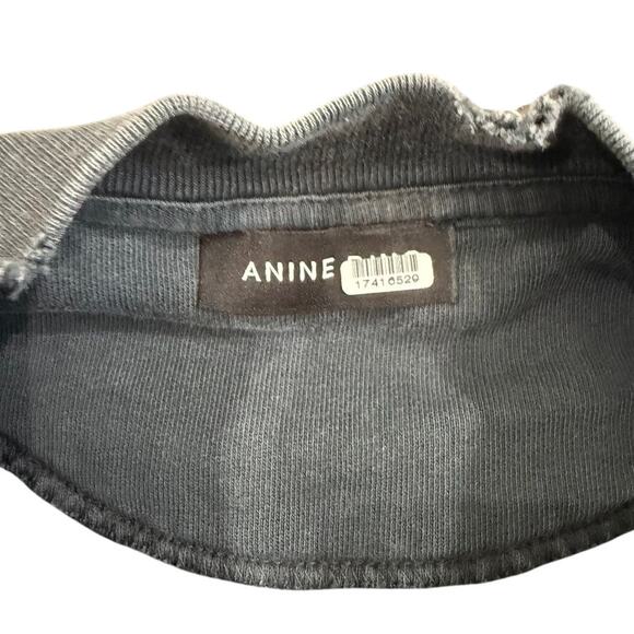 Anine Bing Tyler Sweatshirt in Navy, Size M - Picture 8 of 10